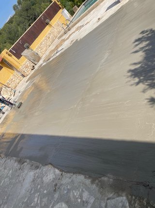 Solera de hormigón