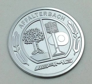 EMBLEMA LOGO LLAVE MERCEDES AMG AFFALTERBACH