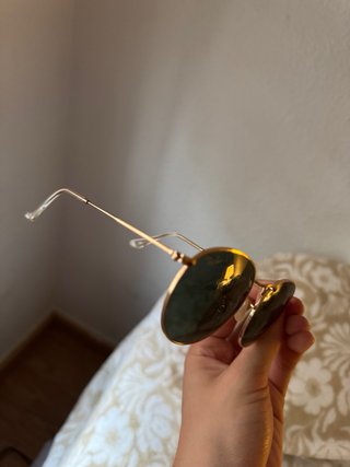 Gafas de sol Ray-Ban doradas originales