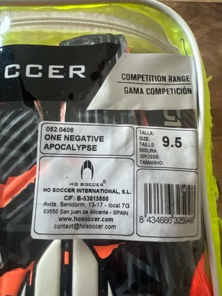 Guantes de portero HD SOCCER naranja