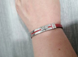 Pulsera Viceroy Mujer Roja y Plateada