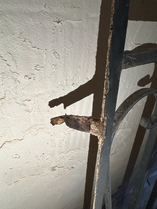 Reja de forja para ventana