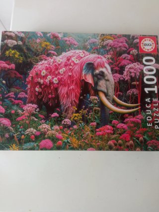 Puzzle Educa 1000 Piezas Mamut Rosa
