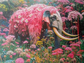 Puzzle Educa 1000 Piezas Mamut Rosa