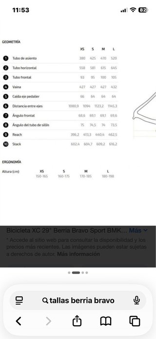 2025 AXS BERRIA BRAVO Carbono TALLA s/m