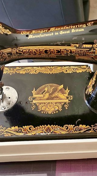 Singer 15K (1929) – funciona – con motor y pedal