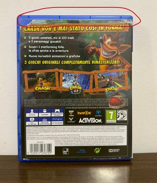 Crash Bandicoot N Sane Trilogy Gioco per PS4