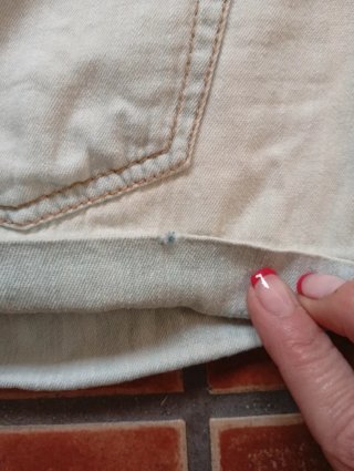 Peto vaquero Blanco desgastado azul claro