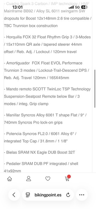 Scott Spark Elite 900 (2020) Talla XL