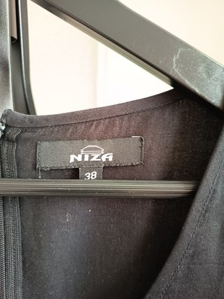 Vestido Niza sin mangas encaje talla 38/M