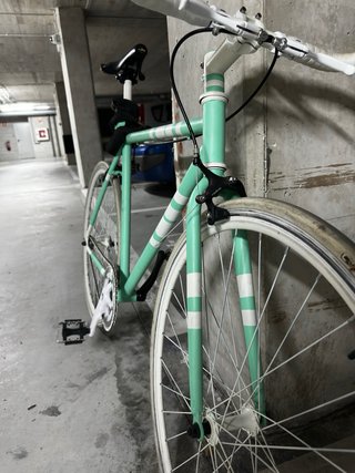 Bicicleta Fixie Mint Green