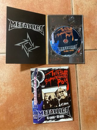 Lote DVD Metallica y Scorpions