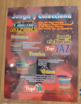 Album Coleccionador Tazos Yupi Los Caballeros del