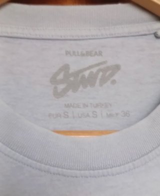Camiseta Pull&Bear Boxy Fit Oversize Unisex S