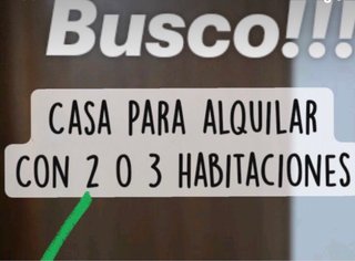 Necisito una casa para alquilar