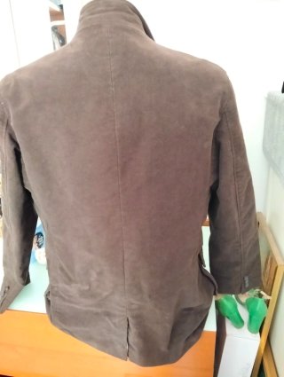 Giacca in velluto marrone KOAN