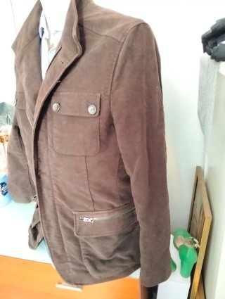 Giacca in velluto marrone KOAN