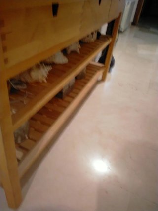 Mesa de trabajo/cocina de madera Ikea