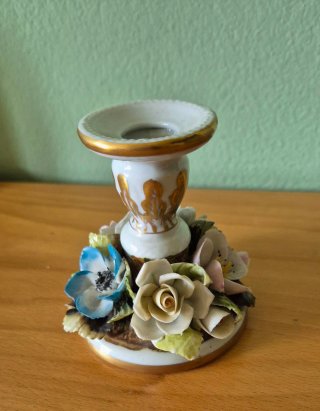 Portacandele Capodimonte autentica