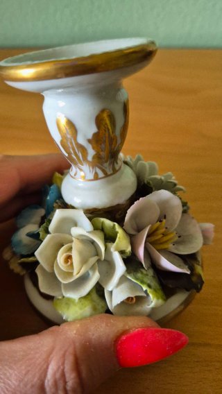 Portacandele Capodimonte autentica
