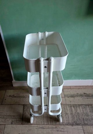 Carrito RASKOG IKEA blanco
