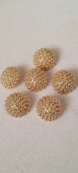 4 bottoni gioiello vintage da 1,8 cm. In metallo