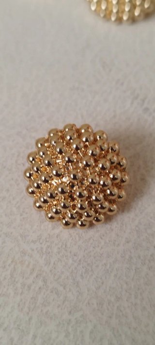 4 bottoni gioiello vintage da 1,8 cm. In metallo
