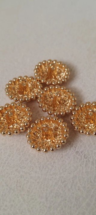 4 bottoni gioiello vintage da 1,8 cm. In metallo