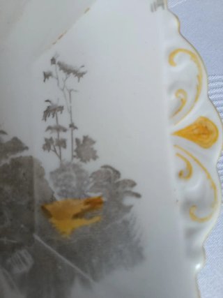 Plato porcelana Shelley Sunrise & Tall Trees