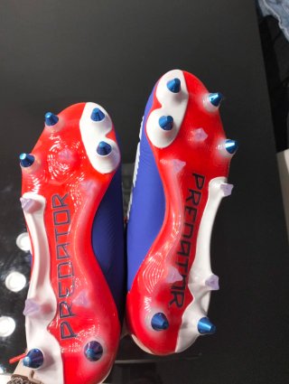 Adidas Predator Elite SG Botas Fútbol Azul Naranja