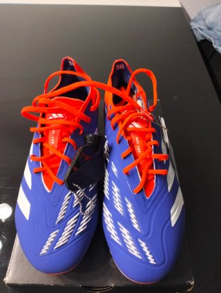 Adidas Predator Elite SG Botas Fútbol Azul Naranja