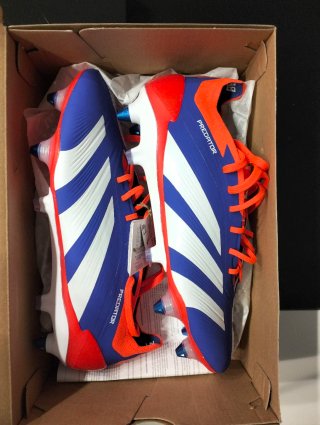 Adidas Predator Elite SG Botas Fútbol Azul Naranja