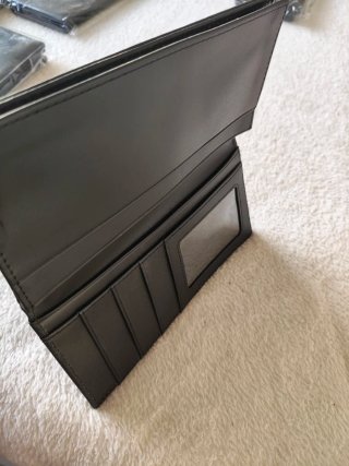 Lote 12 Carteras Elegantes Hombre Negras Nuevas