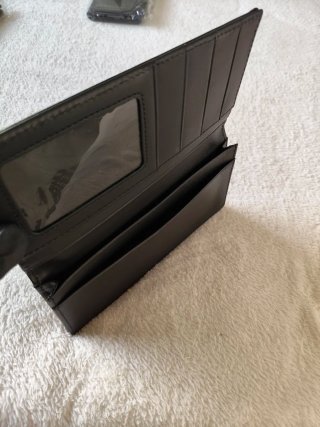 Lote 12 Carteras Elegantes Hombre Negras Nuevas
