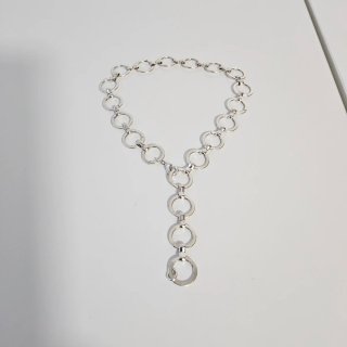 Collar choker bañado en plata Tyaga de San Saru