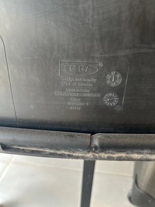 4 Sillas Plegables Negras IKEA NISSE