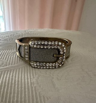 Pulsera Brazalete Dorado y Plateado
