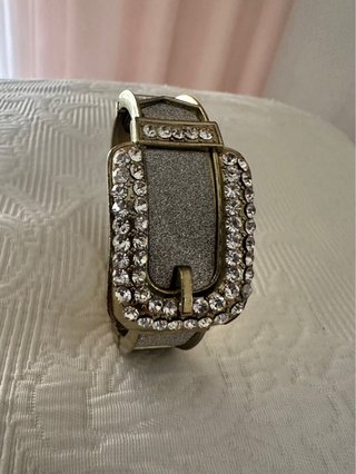 Pulsera Brazalete Dorado y Plateado