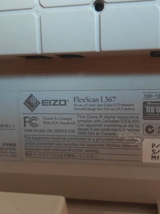 Monitor EIZO 15" DVI
