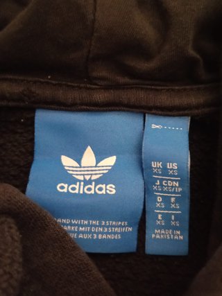 Sudadera Adidas Negra Talla XS