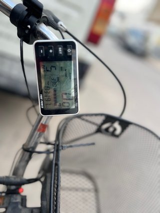 Triciclo Eléctrico Azul Funciona perfectamente