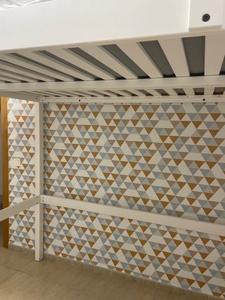 Cama alta IKEA STORA blanca