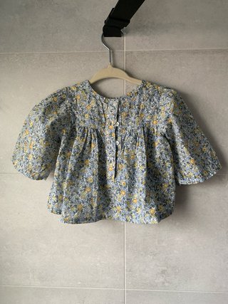 Camisa Zara bebé floral