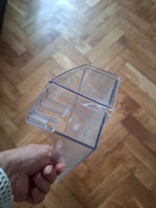 Balda estante nevera transparente