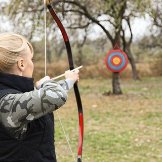 Bersaglio per Tiro con l'Arco, Bersaglio da 51 cm con 5 Strati, Bersaglio Rotondo in Paglia Tradizionale per Tiro con l'Arco, Bersaglio per Frecce Fatto a Mano, Bersaglio di Corda Colorato