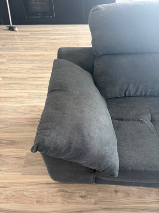 Sofá Cama Chaise Longue Gris