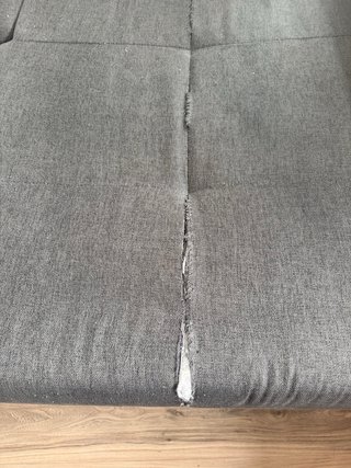Sofá Cama Chaise Longue Gris