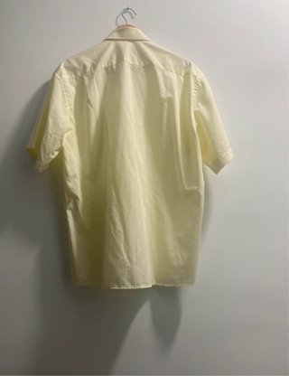 Camisa manga corta hombre amarilla