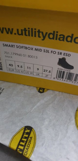 Scarpe da lavoro antinfortunistiche Diadora  43 s3