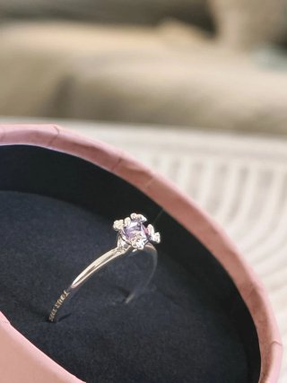 Anillo Tous Plata y Lila